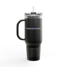 Load image into Gallery viewer, Braids & Freckles Insulated Travel Mug – 40oz