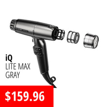 Load image into Gallery viewer, GA.MA Professional iQ Lite Max Hairdryer Gray