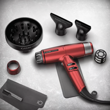 Load image into Gallery viewer, GA.MA Professional iQ Lite Max Hairdryer Red