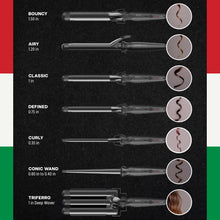 Load image into Gallery viewer, GA.MA Professional Salon Curl Curly 0.35"