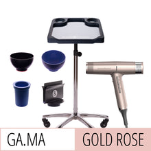Load image into Gallery viewer, Braids & Freckles • GA.MA Small Tray Set Gold Rose