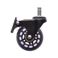 Load image into Gallery viewer, Braids & Freckles • Castor Wheel with Brake • Set of Two