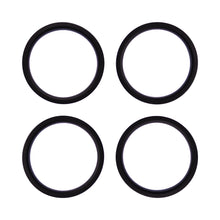 Load image into Gallery viewer, Braids & Freckles • Silicone Ring Set • Black