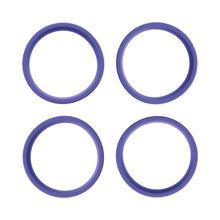 Load image into Gallery viewer, Braids & Freckles • Silicone Ring Set • Purple