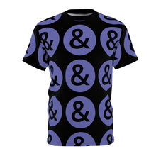 Load image into Gallery viewer, Braids &amp; Freckles Unisex Cut &amp; Sew Tee (AOP) – Ampersand Statement Edition
