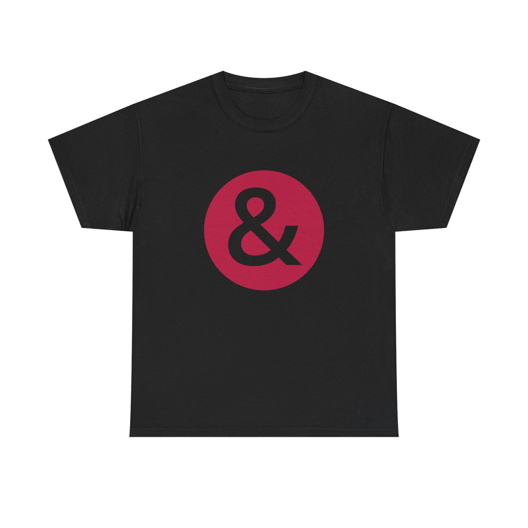 Ampersand Red Unisex Heavy Cotton Tee