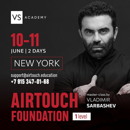 AirTouch Foundation by Vladimir Sarbashev, NEW YORK June 10-11, DEMO + HANDS ON