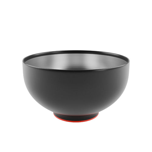 Braids & Freckles • Magnetic Stainless Bowl • Black