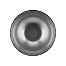 Load image into Gallery viewer, Braids &amp; Freckles • Magnetic Stainless Bowl • Black
