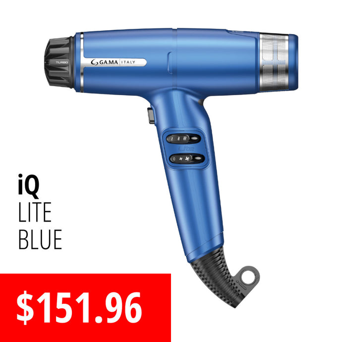 GA.MA Professional iQ Lite Hairdryer Blue