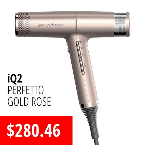 GA.MA Professional iQ2 Perfetto Hairdryer Rose Gold