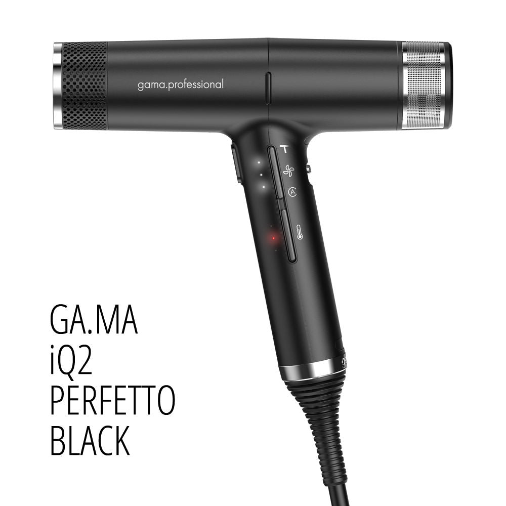 GA.MA Hair Dryer iQ2 Perfetto Black