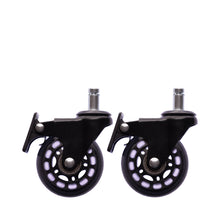 Load image into Gallery viewer, Braids &amp; Freckles • Castor Wheel with Brake • Set of Two
